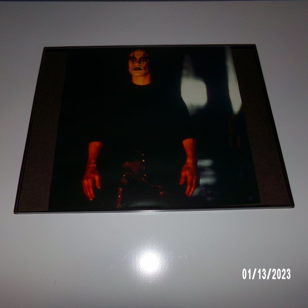 Framed movie scene from "The Crow"